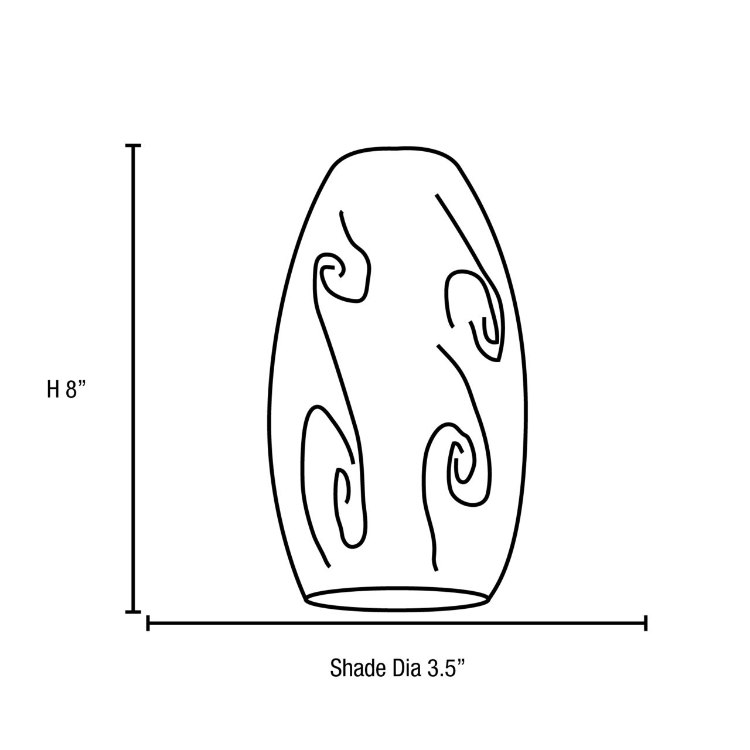 Foto para Merlot Red Sky Pendant Glass Shade