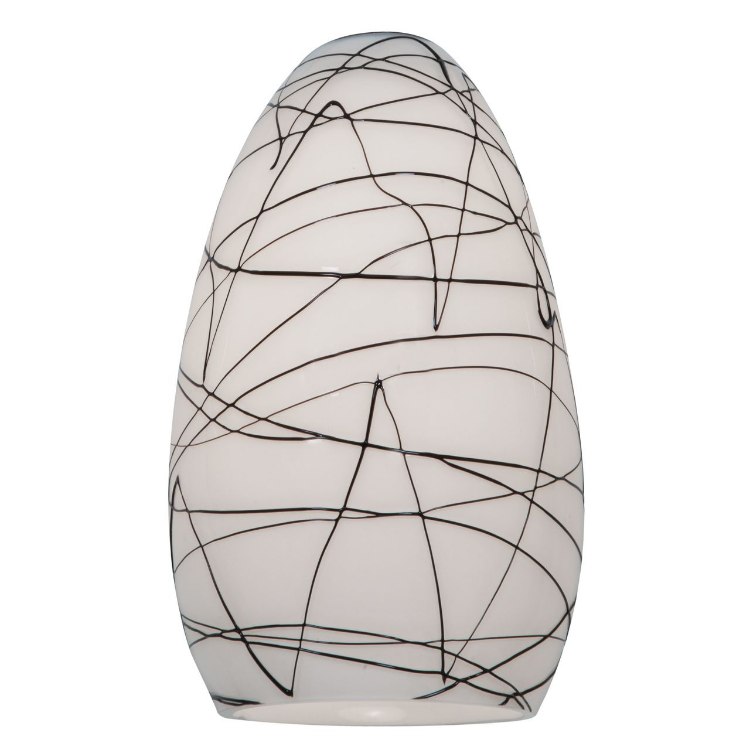 Foto para Inari Silk BLWH Champagne Pendant Glass Shade