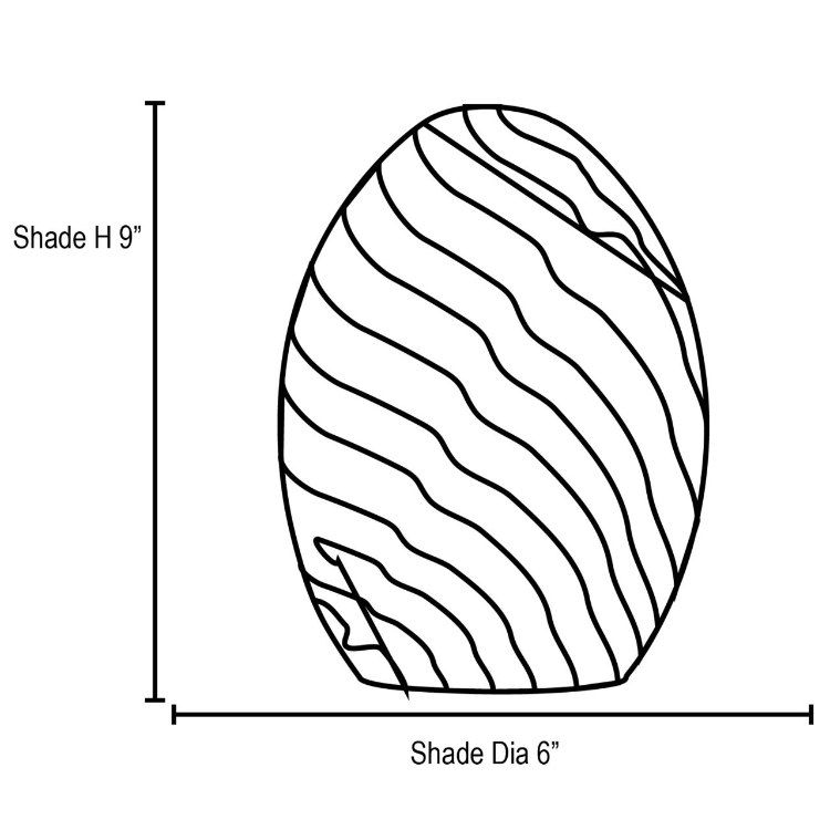 Foto para FireBird Red Sky Brandy Pendant Glass Shade