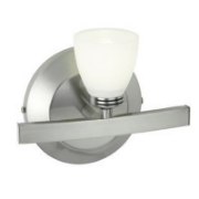 Foto para 60w Sydney G9 G9 Halogen Dry Location Mat Chrome Opal Wall & Vanity 7.5"x7"