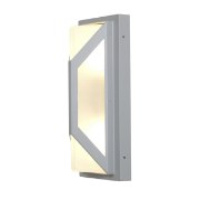 Picture of 13w Nyami Module 85CRI LED Satin Frosted Marine Grade Wet Location Led Wall Fixture (OA HT 16.25) (CAN 7"x4.5")