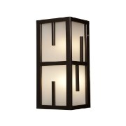 Picture of 60w Zen E-26 A-19 Incandescent Bronze Frosted Marine Grade Wet Location Wall Fixture (OA HT 12)
