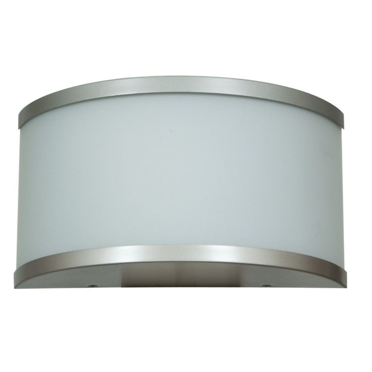 Foto para 100w The 180 E-26 A-19 Incandescent Satin Opal Wet Location Wall Fixture (OA HT 5.5)