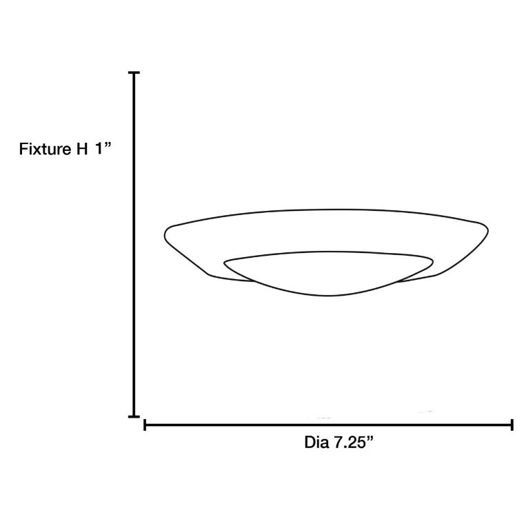 Foto para 11.5w Mini Module 80CRI LED Damp Location White ACR -~Dimmable Led Can Retrofit Or Direct To J-Box Flush-Mount (OA HT 1)