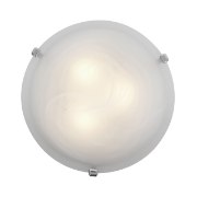 Picture of 15w Mona Module 90Plus CRI Dry Location Chrome Alabaster Dimmable Led Flush Or Wall Mount 4.25"Ø12" (OA HT 4.25) (CAN Ø9.75")