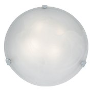 Picture of 30w Mona Module 90Plus CRI Dry Location Chrome Alabaster Dimmable Led Flush Or Wall Mount (OA HT 5.5) (CAN Ø17.5")