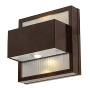 Foto para 7w (2 x 3.5) ZyZx Module 85CRI LED Bronze Marine Grade Wet Location Led Wallwasher (OA HT 5.25) (CAN 5.25"x5.25"x1")