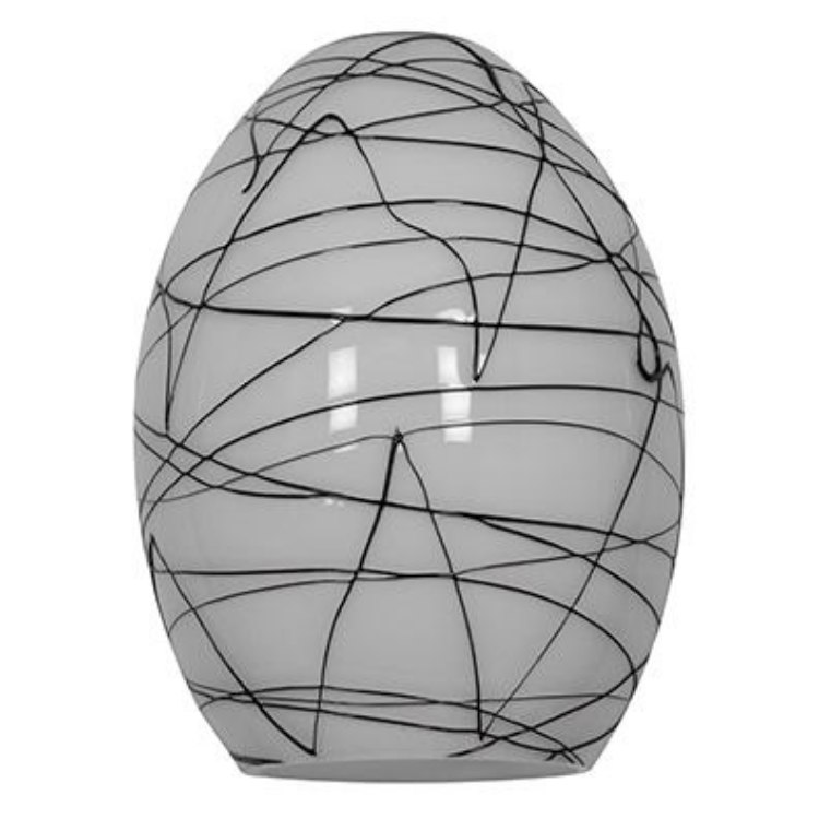 Foto para FireBird BLWH Brandy Pendant Glass Shade (OA HT 9)