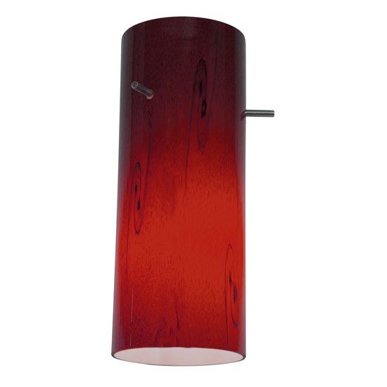 Foto para Cylinder Red Sky Pendant Glass Shade (OA HT 10)
