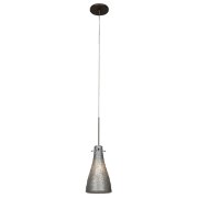 Foto para 35w Cavo GY6.35 Bi-Pin Halogen Dry Location Bronze Metal Italian Wire Glass Uj Mini Pendant Including Low Profile Mono-Pod (CAN 0.5"Ø4.5")