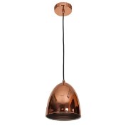 Picture of 60w (s) Essence E-26 A-19 Incandescent Dry Location SCP Copper Dome Pendant (CAN 1"Ø5")