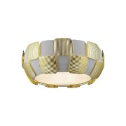 Foto para 96w Layers GU-24 LED or Fluorescent Damp Location White GLD - Flush-Mount 6.3"Ø14.25" (OA HT 6.3)