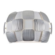 Picture of 72w (2 x 36) Layers E-12 B-10 Incandescent Damp Location White WH Wall Fixture (OA HT 7.9)