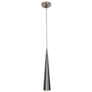 Picture of 50w Apollo GU-5.3 MR-16~Halogen Dry Location Brushed Steel Steel Pendant Including Low Profile~mono-Pod (CAN Ø4.5")