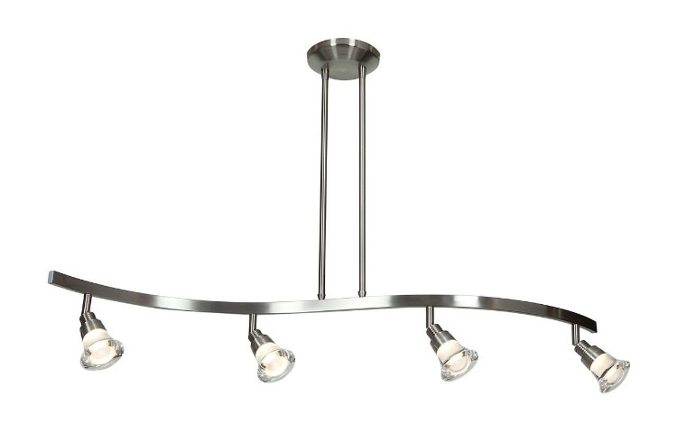 Foto para 16w (4 x 4) Optix Module 90CRI LED Dry Location Mat Chrome ACR 4-Light Dimmable Led Spotlight Pendant (CAN 1"Ø5")