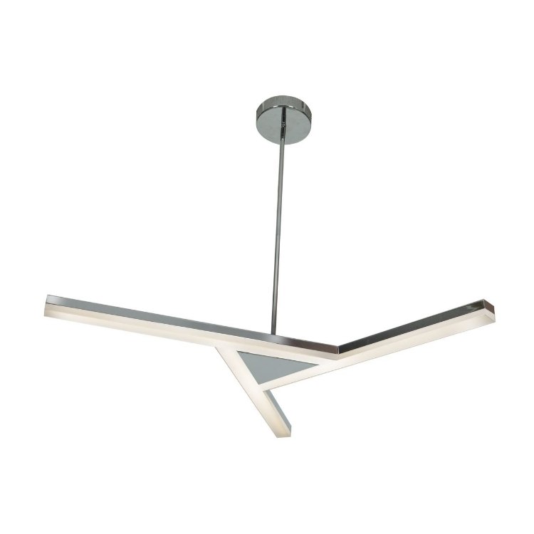 Foto para 24w (3 x 8) Aviator Module 85CRI LED Dry Location Chrome ACR Dimmable Led Pendant (CAN 1.5"Ø6")