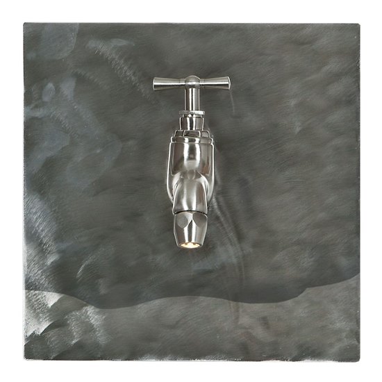 Picture of 1w Waterworks Module 85CRI LED Damp Location 1-Light Wall Art (OA HT 8) (CAN 6.25"x6.25"x1.5")