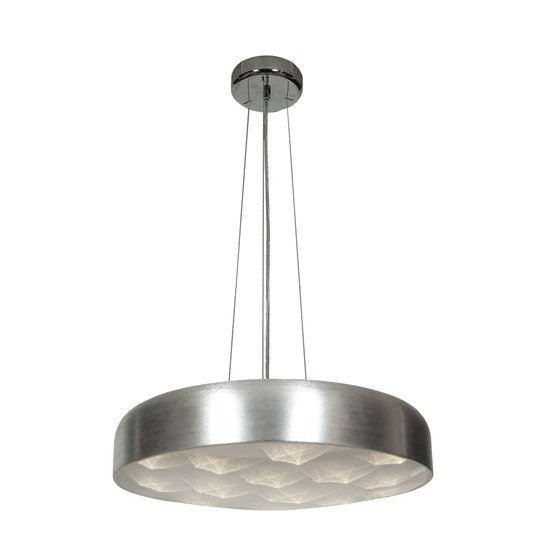 Foto para 48w (16 x 3) Meteor Module 85CRI LED Dry Location Brushed Silver ACR Dimmable Led Pendant (CAN 1.5"Ø5")