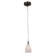 Picture of 5w Tungsten Module Dry Location Bronze Cobalt Led Pendant With Mania Glass 5"Ø4" (CAN 4.5"Ø4.5")