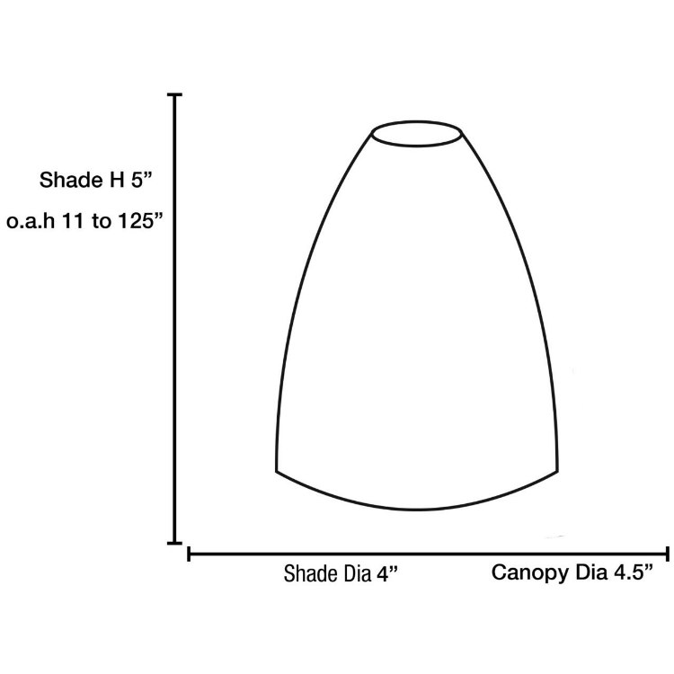 Foto para 5w Tungsten Module Dry Location Bronze Frosted Led Pendant With Mania Glass 5"Ø4" (CAN 4.5"Ø4.5")