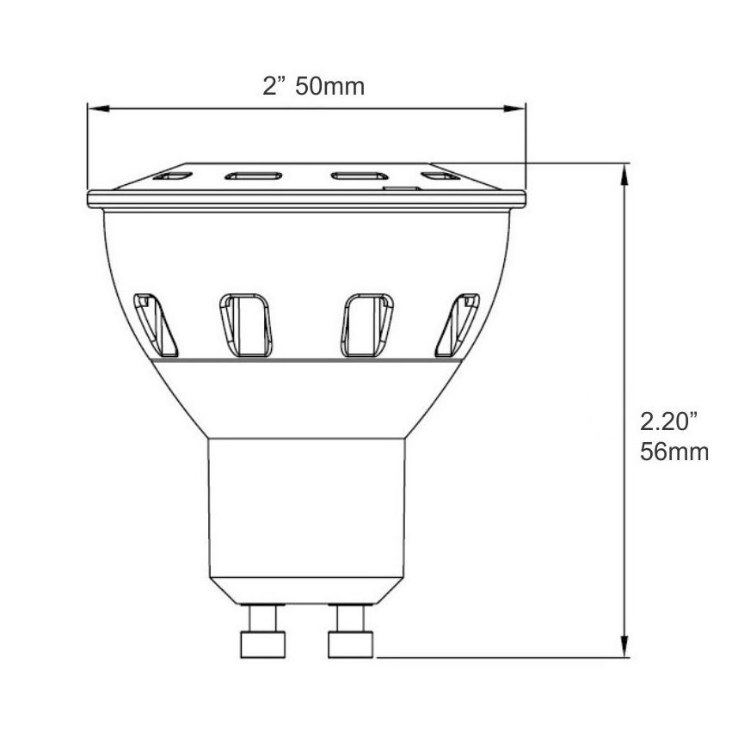Foto para Foco LED 6w MR16 Blanco GU10 30K Atn 38°