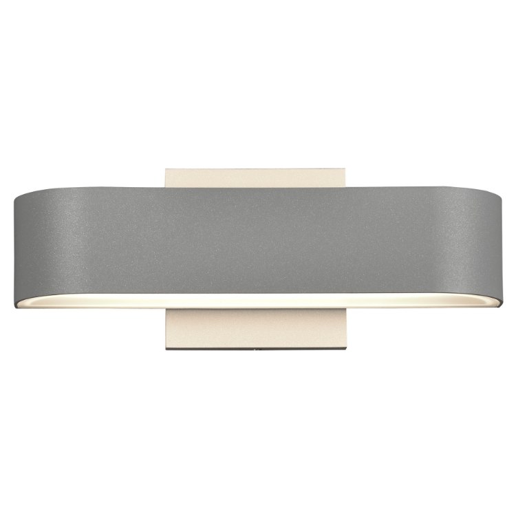 Foto para 27w Montreal SSL 90Plus CRI Satin Frosted Marine Grade Wet Location Wall Fixture (OA HT 2.48)