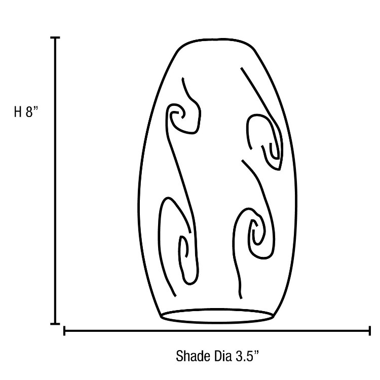 Picture of 11w Merlot E-26 A-19 LED Dry Location Brushed Steel Red Sky Cord Glass Pendant (CAN 1.25"Ø5.25")