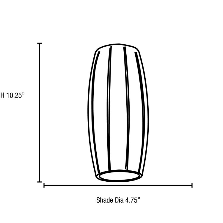 Foto para 11w Cognac E-26 A-19 LED Dry Location Oil Rubbed Bronze White Rod Glass Pendant (CAN 1.25"Ø5.25")