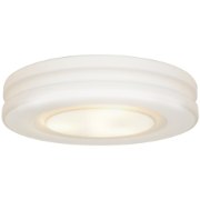 Foto para 30w Altum SSL 90Plus CRI Damp Location White Opal Flush-Mount (OA HT 3.9) (CAN 1"Ø11.1")