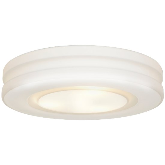 Foto para 30w Altum SSL 90Plus CRI Damp Location White Opal Flush-Mount (OA HT 3.9) (CAN 1"Ø11.1")