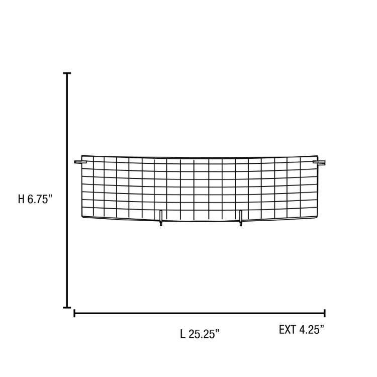 Foto para 13w Oxygen SSL 90Plus CRI Damp Location Chrome Checkered Frosted Wall Vanity Fixture (OA HT 6.75) (CAN 17"x5.5"x0.88")