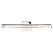 Foto para 19w Affluence SSL 80CRI LED Damp Location Chrome Clear Crystal Dimmable Led Vanity/Wall Bar (OA HT 3.5)