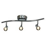 Foto para 12w (3 x 4) Sleek SSL 90Plus CRI Dry Location Bronze 3-Light Dimmable Led Spotlight Semi-Flush (OA HT 7) (CAN 1.75"Ø5")