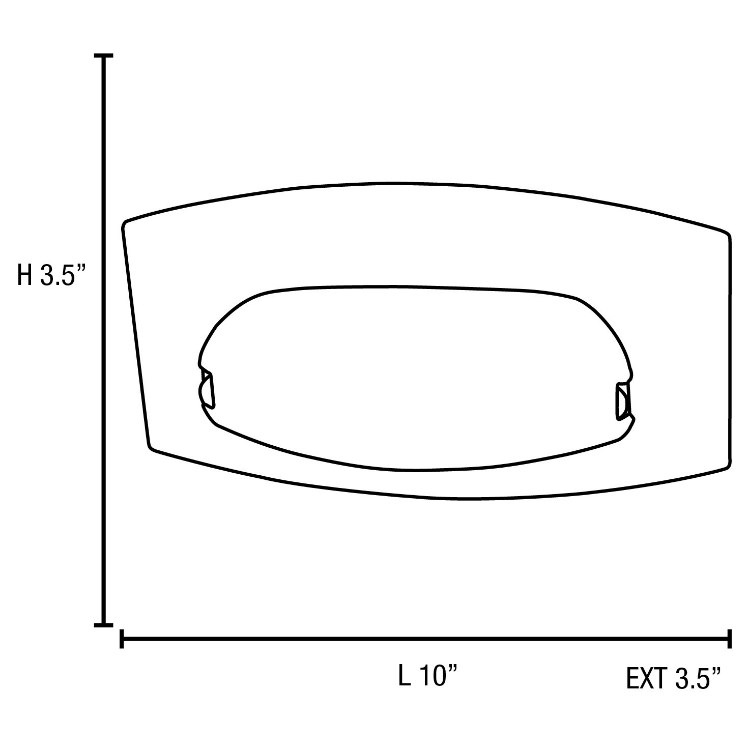 Foto para 8w Nido SSL 90CRI LED Dry Location Mat Chrome Frosted Wall Or Ceiling Fixture (OA HT 3.5) (CAN Ø5.2")
