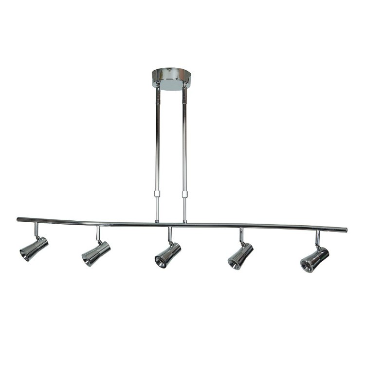 Foto para 20w (5 x 4) Sleek SSL 90Plus CRI Dry Location Bronze 5-Light Dimmable Led Spotlight Pendant (CAN 1.75"Ø5")