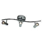 Foto para 12w (3 x 4) Sleek SSL 90Plus CRI Dry Location Bronze 3-Light Dimmable Led Spotlight Semi-Flush (OA HT 7) (CAN 1.75"Ø5")