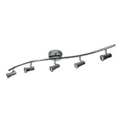 Foto para 20w (5 x 4) Sleek SSL 90Plus CRI Dry Location Bronze 5-Light Dimmable Led Spotlight Semi-Flush (OA HT 7) (CAN 1.75"Ø5")