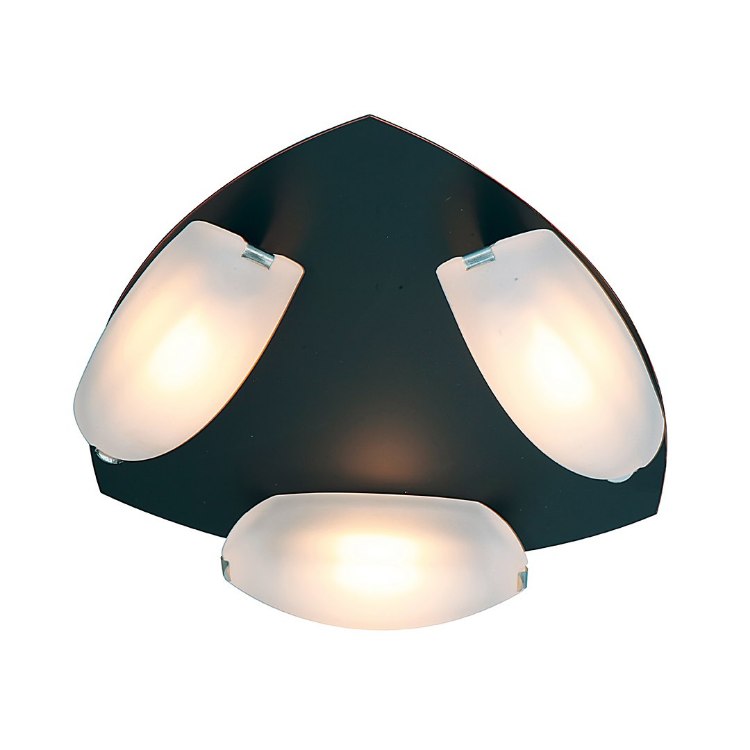 Foto para 24w (3 x 8) Nido SSL 90CRI LED Dry Location Oil Rubbed Bronze Frosted Wall Or Ceiling Fixture (OA HT 3.75) (CAN 0.9"Ø9.9")