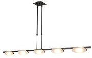 Foto para 40w (5 x 8) Nido SSL 90CRI LED Dry Location Oil Rubbed Bronze Frosted Semi-Flush Or Pendant (CAN 5.5"x5.5"x0.9")