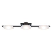 Picture of 24w (3 x 8) Nido SSL 90CRI LED Dry Location Oil Rubbed Bronze Frosted Wall Vanity Fixture (OA HT 5) (CAN 7.25"x4.5"x0.9"Ø4.4")