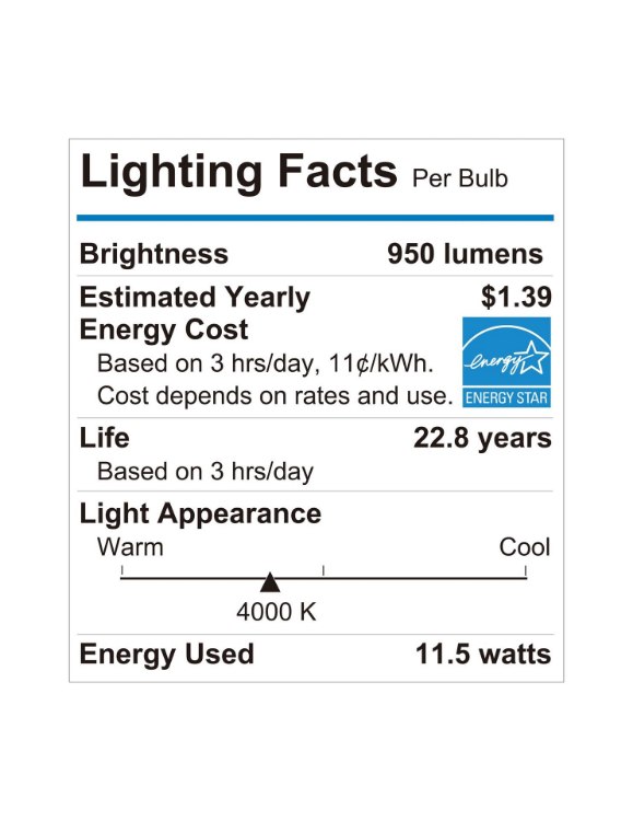 Foto para Foco LED 11.5w PAR30 Blanco E26 40K Atn 40°