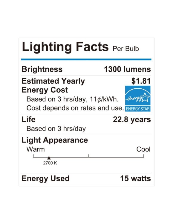 Foto para Foco Bote Integrado 6" LED 15w Redondo Blanco E26 27K Atn 100°