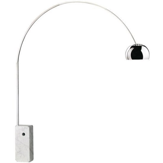 Foto para 18w Arco LED w/inline dimmer Floor Lamp