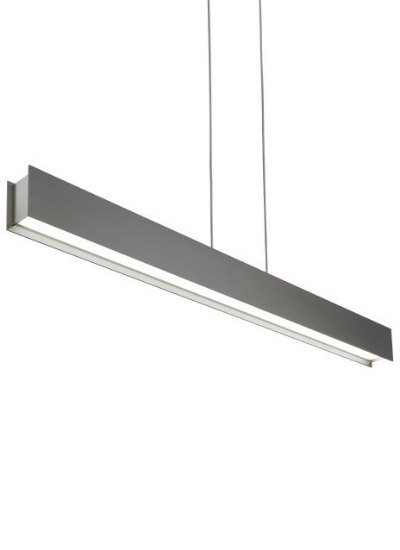 Foto para 40w Vandor LED 50 inch Gray Satin Nickel Linear Suspension Ceiling Light