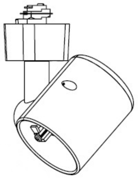 Foto para H Track Ultimate Universal LED Compatible Line Voltage White Track Head