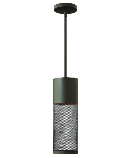 Picture of 100w Aria Buckeye Bronze 5" Wide 1 Light Incandescent Outdoor Hanging Lantern