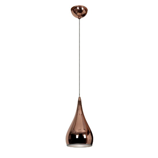 Picture of 75w 1100lm 27k Essence E-26 Incandescent Dry Location Rose Gold 1-Light Pendant (OA HT 130") (CAN 2.5"Ø4.5")