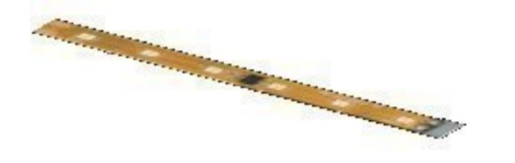 Foto para 1.3w 125lm Green 24v LED Std 1-ft Tape Light