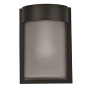 Foto para 60w 800lm 27k Destination E-26 Incandescent Black Ribbed Frosted Marine Grade Wet Location LED Bulkhead