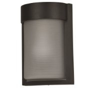 Foto para 60w 800lm 27k Destination E-26 Incandescent Black Ribbed Frosted Marine Grade Wet Location LED Bulkhead